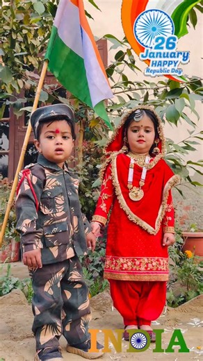 Chinki Minki on Instagram: "26th January 🇮🇳🇮🇳🇮🇳🙏🏻🙏🏻 #chinkiminki002 #trending #viral #babymodel #viralreels #shorts #cute #baby #26thjanuary #republicdayindia #Republic Day #india #hindustan"