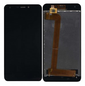 LCD with Touch Screen for Intex Aqua Trend Lite - Black (display glass combo folder)