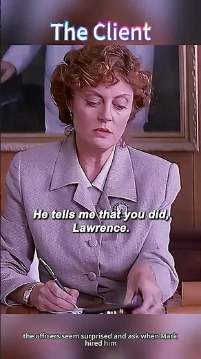 An 11-year-old boy cleverly outsmarted five law enforcement officers 🧒🦾| The Client (1994)#shorts