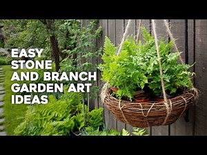 🪵 Stack, Arrange, Beautify: Stunning Stone & Branch Garden Art for Beginners