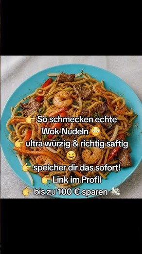 Gebratene Nudeln wie vom China-Imbiss 🔥 einfach selber machen
