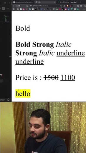HTML Mark Tag Explained | شرح عنصر Mark في HTML لتحديد الكلمات المهمة