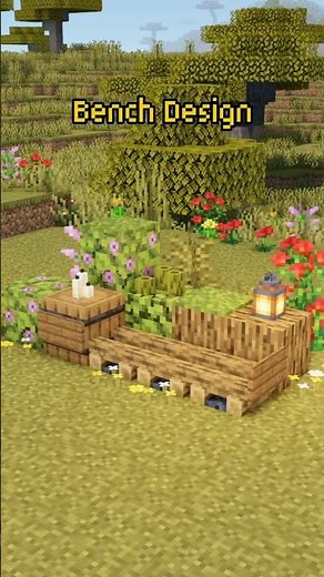 Bench Build #minecraft #tutorial #minecraftguide