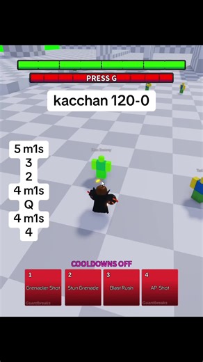 Kacchan's Epic 120-0 Combo in Anime Battle Arena