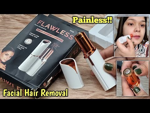 Flawless facial hair Remover Honest Review || how to use || works or waste of money??