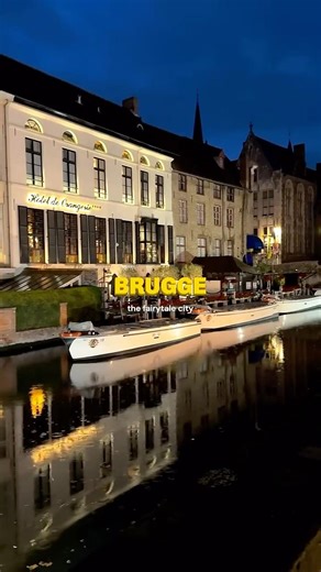 🇧🇪This place looks unreal...and that's because it almost stopped in time #brugge #belgium #europe