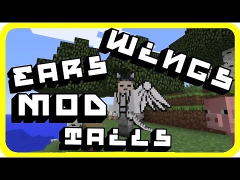 Minecraft [1.7.10]: Tail, ears, and wings mod! Multiplayer!