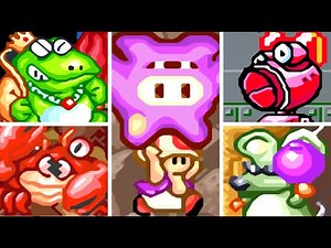 Super Mario Advance - All Bosses With Toad (No Damage - 4k 60fps).