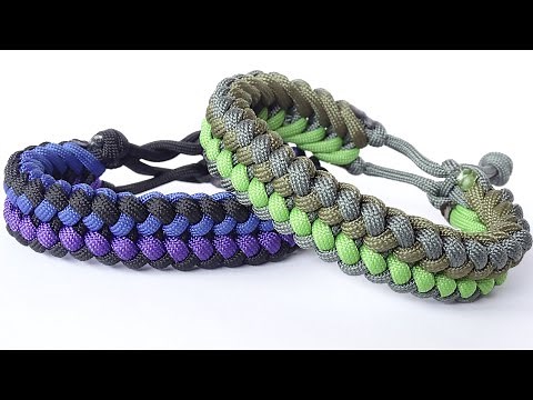 3 COLOR Sanctified Knot Bracelet - Make a "Mad Max Style" Paracord Survival Bracelet