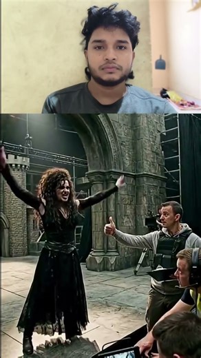 footage of Harry Potter behind the scenes #reaction #reactionshorts #reactionvideo #harrypotter