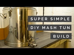 SUPER Simple DIY Thermpot Mash Tun Build for Homebrew