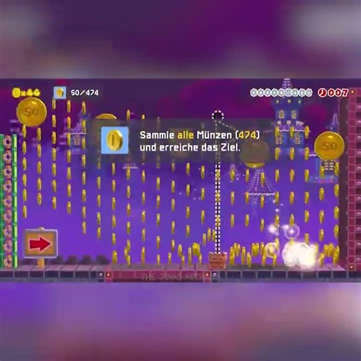 Easy 10-Second Coin Speedrun (#smm2 #supermariomaker2 #mariomaker2courses)
