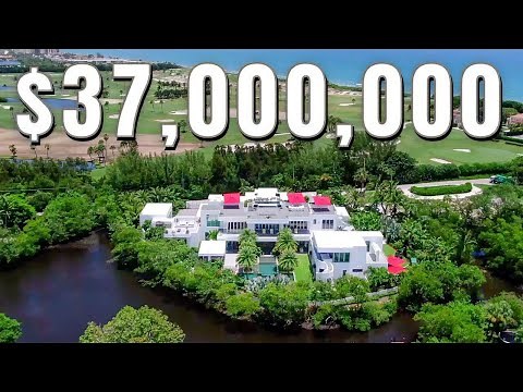The BIGGEST & MOST EXPENSIVE MEGA MANSION in North Palm Beach, FL