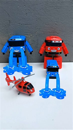 Satisfying Unboxing & Review Tayo the Little Bus, Helicopter, Tayo Toys #toys #tayobus #tayo #bus