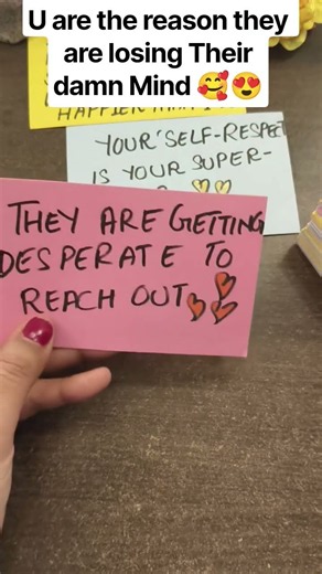 They're Getting Desperate To reach out💝 #tarot #lovetarot #lovetarotreading #tarotlovereading