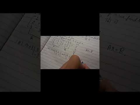 Matrix Inversion Method | Complete Question Solved in 8 Minutes | Step-by-Step Explanation #viral