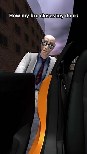 Bro vs She Door Closing 🚘🚪 / Half-Life car #shorts #memes