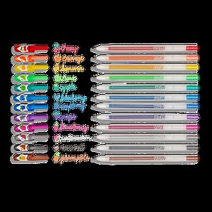 Yummy Yummy Scented Glitter Gel Pens - Set of 12