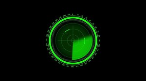 Download Futuristic Radar Screen Scanning Animation. HUD Interface Loop for free