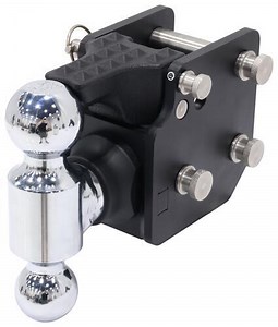 B&W Tow & Stow Pintle Hook with 2" and 2-5/16" Balls - 2" Hitch - 10K/16K B and W Trailer Hitch Ball