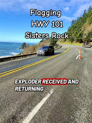 Pretty long day today! We were supposed to be out here for 2 weeks. But that turned into 3 maybe 4 weeks! Lots of Flagging! #bluecollar #prevailing #sistersrock #oregoncoast #fyp