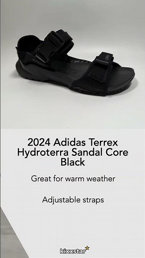 2024 Adidas Terrex Hydroterra Sandal Core Black @kixxstar