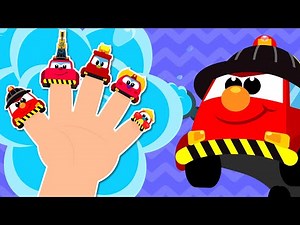 소방차 손가락 가족! | 왜애앵 불났어요! | 자동차동요 | 어린이 인기동요 ★ 티디키즈