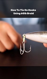 8.8K views · 82 reactions | SAVE FOR LATER ➡️ How to tie hooks onto hard lures using 60lb braid instead of split rings. Have you tried this before? If so, how do you like it? Let us know your thoughts in the comments. | Salt Strong | Facebook