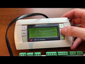 Настройка внешнего дисплея Carel pGD0, pGD1 с контроллером pCO5