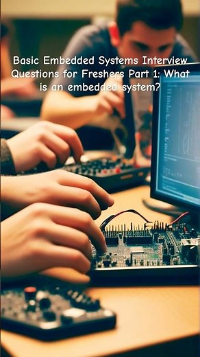 Interview Questions for Freshers Part 1: What is an embedded system?