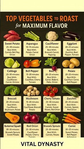 Top Vegetables to Roast for Maximum Flavor | Healthy & Delicious Cooking Guide 🥕🔥