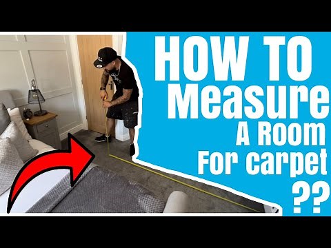 HOW TO MEASURE A ROOM FOR CARPET - DIY CARPET FITTING #carpet #flooring #howto #homeimprovement #diy