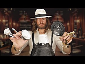 $10,000 LUXURY Gentleman's Barbershop Shave | ASMR
