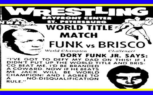 1972.02.08 CWF - 三局两胜赛 Dory Funk Jr. vs. Jack Brisco