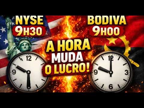SE VOCÊ NÃO SABE A HORA DA BOLSA… VOCÊ ESTÁ A PERDER DINHEIRO! ⏰💸 (NYSE vs BODIVA)