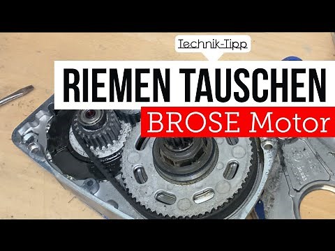 Drive belt - Replacing the Brose e-bike motor yourself for Specialized Levo, Vado, Rotwild or Bulls