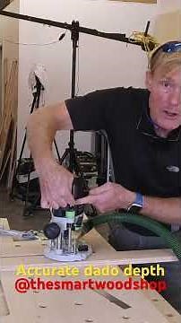 How to accurately cut your dado depth