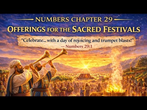 Numbers Chapter 29 – Offerings for the Sacred Festivals