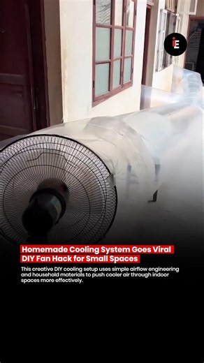 🚨 Homemade Cooling System Goes Viral 😳 DIY Airflow Hack Impresses Internet 🚨