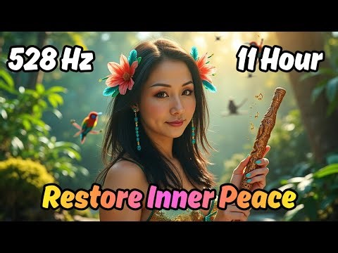 528 Hz Love Frequency Sleep | Heal Emotional Wounds & Restore Inner Peace