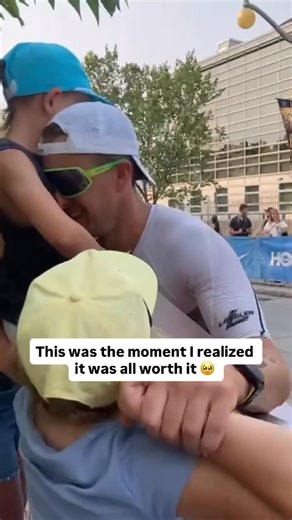 Jordan Ferrone on Instagram: "You train for months to hear those words “You are an Ironman.” But as a father, hearing your kids yell “Go Dad!” just hits different 🥹"
