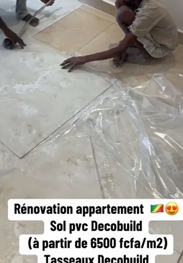 Rénovation d’un appartement à Pointe Noire pour @ksuites242 ! Transformez votre intérieur avec style grâce à DecoBuild ! Voici un exemple de rénovation de sol avec notre sol PVC moderne, pratique et esthétique. Vous avez un projet à Brazzaville ou à Pointe-Noire ? Contactez-nous dès maintenant pour sublimer vos espaces ! Contact : 069626212 Livraison disponible dans tout le Congo. 😍😍😍 #DecoBuild #RenovationCongo #RenovationInterieure #SolPVC #TravauxMaison #MaisonModerneCongo #DesignInterieur