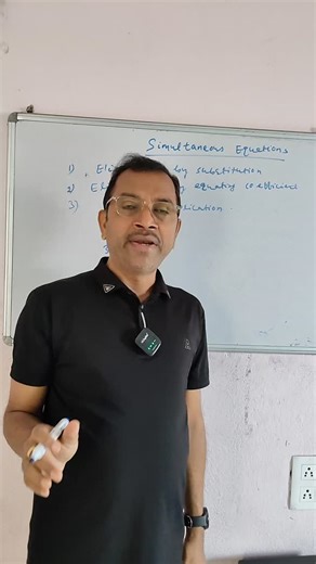 Raghunath Basantia on Instagram: "Substitution Method Made Easy 🔄✏️ Solve simultaneous linear equations step-by-step by substituting one variable into another — simple, clear & exam-ready! 💯📘 Perfect for Class 9 & 10 students. 📌 Watch • Learn • Practice #SubstitutionMethod #LinearEquations #SimultaneousEquations #Class9Maths #Class10Maths #CBSEMaths #ICSEMaths #MathsSimplified #MathsConcept #MathsTeacher #LearnMaths #ExamPreparation #BoardExams #MathsReels"