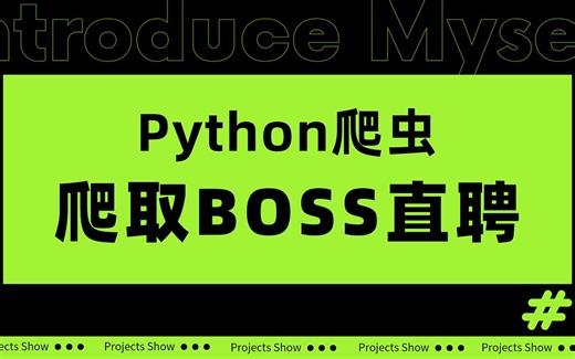 Python爬虫案例-爬取boss直聘信息