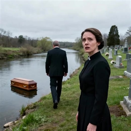 AFTER MY SISTER'S FUNERAL, MY DAD THREW A WOODEN BOX INTO THE RIVER AND WALKED AWAY. WHEN I RAN CLOSER, I HEARD A FAINT SOUND FROM INSIDE. "PLEASE... BE EMPTY," I WHISPERED, DRAGGING IT OUT. I PRIED IT OPEN – AND WHAT WAS INSIDE LEFT ME SPEECHLESS — The river behind St. Agnes Cemetery, 203 N. Bowie St., San Marcos, Texas, looked like melted steel under the gray sky, and my father’s hands didn’t shake even once. We had just buried my sister. The flowers were still fresh. The prayers were still ha