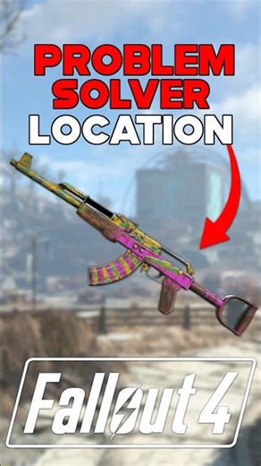PROBLEM SOLVER SECRET LEGENDARY ASSAULT RIFLE LOCATION IN FALLOUT 4