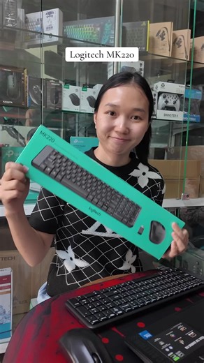 Logitech MK220 keyboard and mouse #onegears #keyboard #mouse #set #logitech