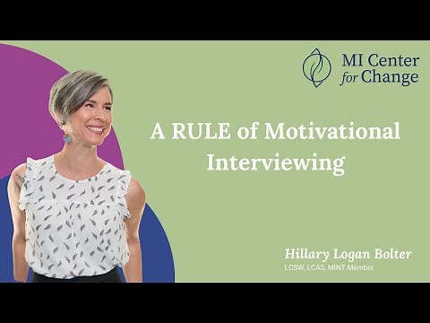 A RULE of Motivational Interviewing