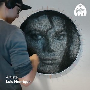 You Can Fil it. Quand l'artiste Luis Henrique réalise des portraits en fil tendu. | Kultt