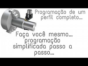 Programação de torno cnc completa e simplificada... passo a passo 9°aula...